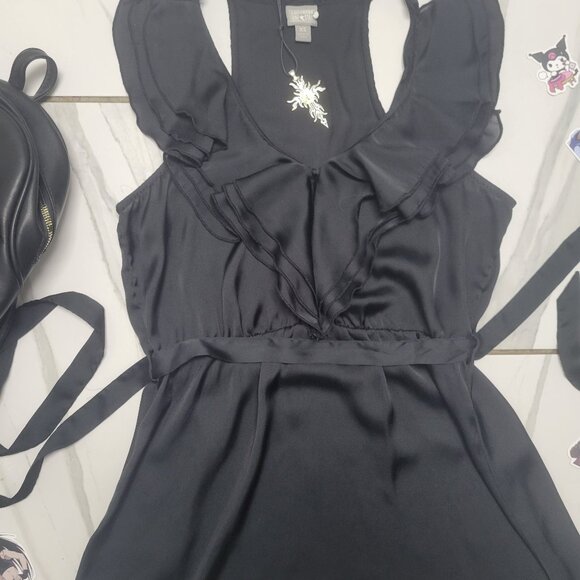Stylish black Converse mini dress in size xs fairycore, boho summer - Picture 3 of 8